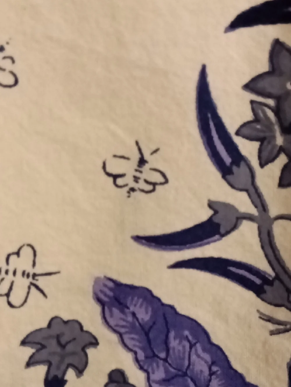Williams-Sonoma French Country Blue Floral Border Tablecloth 70 X 70